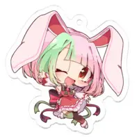 華江兎苺 - Acrylic Key Chain - Key Chain - VTuber Size-50 x 50 (mm)