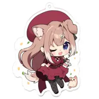 Shinomiya Shino - Acrylic Key Chain - Key Chain - VTuber Size-70 x 70 (mm)