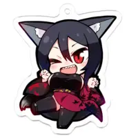 FOX Kouen - Acrylic Key Chain - Key Chain - VTuber Size-50mm
