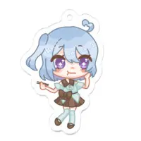 Kanaka Mana - Acrylic Key Chain - Key Chain - VTuber Size-50 x 50 (mm)