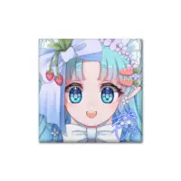 夜守ねる - T-shirts - Badge - VTuber Size-40mm