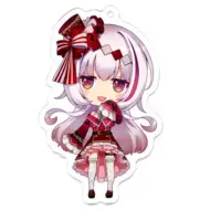まのせまの - Acrylic Key Chain - Key Chain - VTuber Size-70 x 70 (mm)