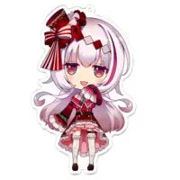 まのせまの - Acrylic Key Chain - Key Chain - VTuber Size-100 x 100 (mm)