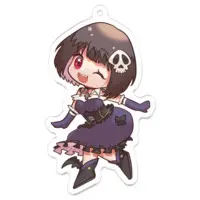 ねくろ - Acrylic Key Chain - Key Chain - VTuber Size-70 x 70 (mm)