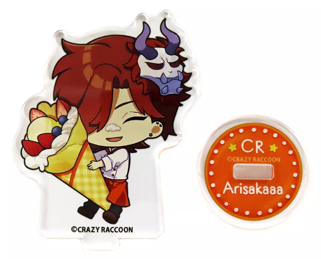 Arisakaaa - Acrylic stand - Crazy Raccoon
