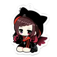 漆黒のれゔぃあたん - Acrylic Key Chain - Key Chain - VTuber
