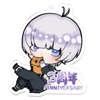 Shiose Iwo - Acrylic Key Chain - Key Chain - VTuber Size-100 x 100 (mm)