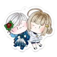 Shirayuki Michiru - Acrylic Key Chain - Key Chain - VTuber Size-50 x 50 (mm)