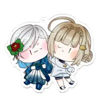 Shirayuki Michiru - Acrylic Key Chain - Key Chain - VTuber Size-70 x 70 (mm)