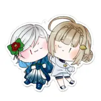 Shirayuki Michiru - Acrylic Key Chain - Key Chain - VTuber Size-100 x 100 (mm)