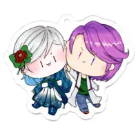 Shirayuki Michiru - Acrylic Key Chain - Key Chain - VTuber Size-50 x 50 (mm)