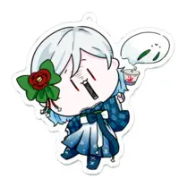 Shirayuki Michiru - Acrylic Key Chain - Key Chain - VTuber Size-70 x 70 (mm)