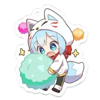 月留chaos - Acrylic Key Chain - Key Chain - VTuber Size-50 x 50 (mm)