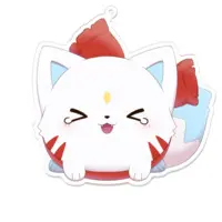 月留chaos - Acrylic Key Chain - Key Chain - VTuber Size-100 x 100 (mm)