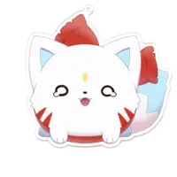 月留chaos - Acrylic Key Chain - Key Chain - VTuber Size-100 x 100 (mm)