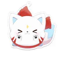 月留chaos - Acrylic Key Chain - Key Chain - VTuber Size-70 x 70 (mm)