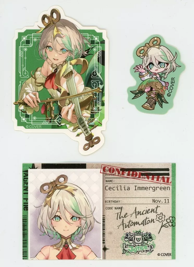 Cecilia Immergreen - Stickers - hololive English