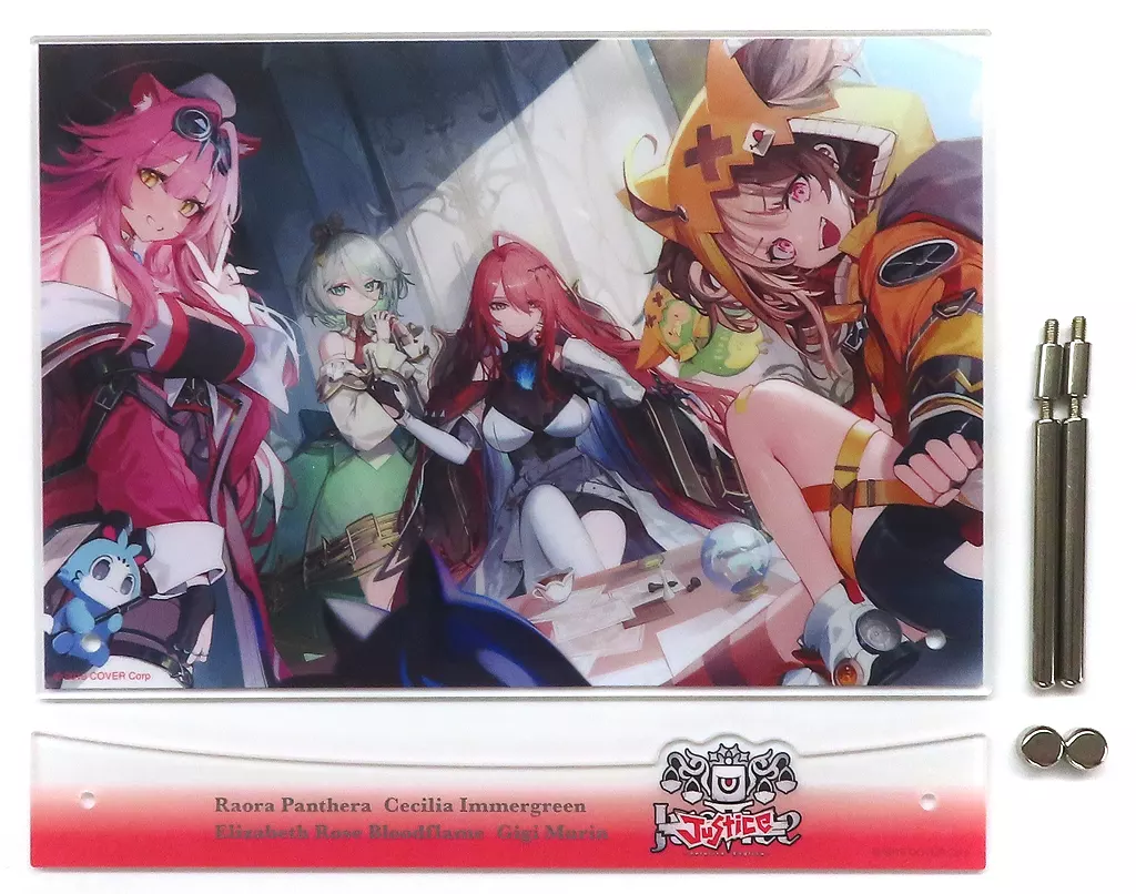 hololive English - Acrylic Art Plate - Cecilia Immergreen & Raora Panthera & Gigi Murin & Elizabeth Rose Bloodflame