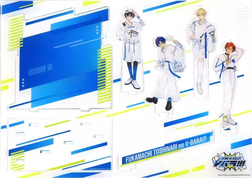 HOLOSTARS - Acrylic stand - Acrylic Diorama Stand - Astel Leda & Yukoku Roberu & Kishido Temma