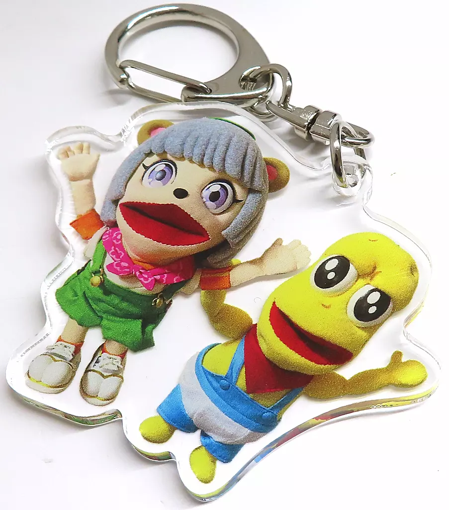 Peanuts-kun & Ponpoko - Acrylic Key Chain - Key Chain - Ponpoko & Peanuts-kun