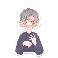 七紫乃クラナ - Acrylic Key Chain - Key Chain - VTuber Size-70 x 70 (mm)