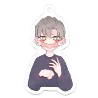 七紫乃クラナ - Acrylic Key Chain - Key Chain - VTuber Size-50 x 50 (mm)