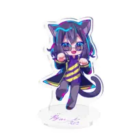 猫魅リョウ - Acrylic stand - VTuber Size-70x70mm
