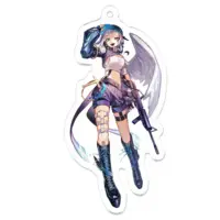 Rilu Aomi - Acrylic Key Chain - Key Chain - VTuber Size-70 x 70 (mm)