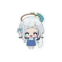 Rilu Aomi - Stickers - VTuber Size-100 x 100 (mm)