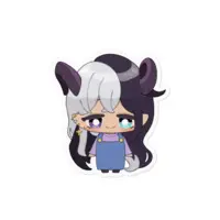 Rilu Aomi - Stickers - VTuber Size-100 x 100 (mm)