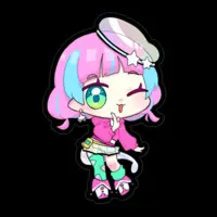 アライ・ライム - Stickers - VTuber Size-100 x 100 (mm)