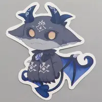 Debidebi Debiru - NIJISANJI Petit - Stickers - Nijisanji