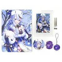 Rindou Mikoto - Badge - Acrylic Art Plate - Canvas Board - Birthday Merch Complete Set - Nijisanji