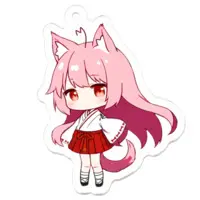 犬桜ひとつ - Acrylic Key Chain - Key Chain - VTuber