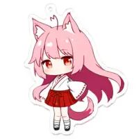 犬桜ひとつ - Acrylic Key Chain - Key Chain - VTuber