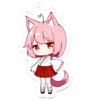 犬桜ひとつ - Acrylic Key Chain - Key Chain - VTuber