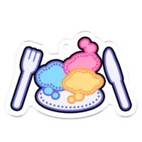 YUMEBA KU - Acrylic Key Chain - Key Chain - VTuber Size-50 x 50 (mm)