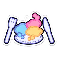 YUMEBA KU - Acrylic Key Chain - Key Chain - VTuber Size-70 x 70 (mm)