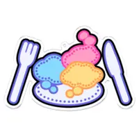 YUMEBA KU - Acrylic Key Chain - Key Chain - VTuber Size-100 x 100 (mm)