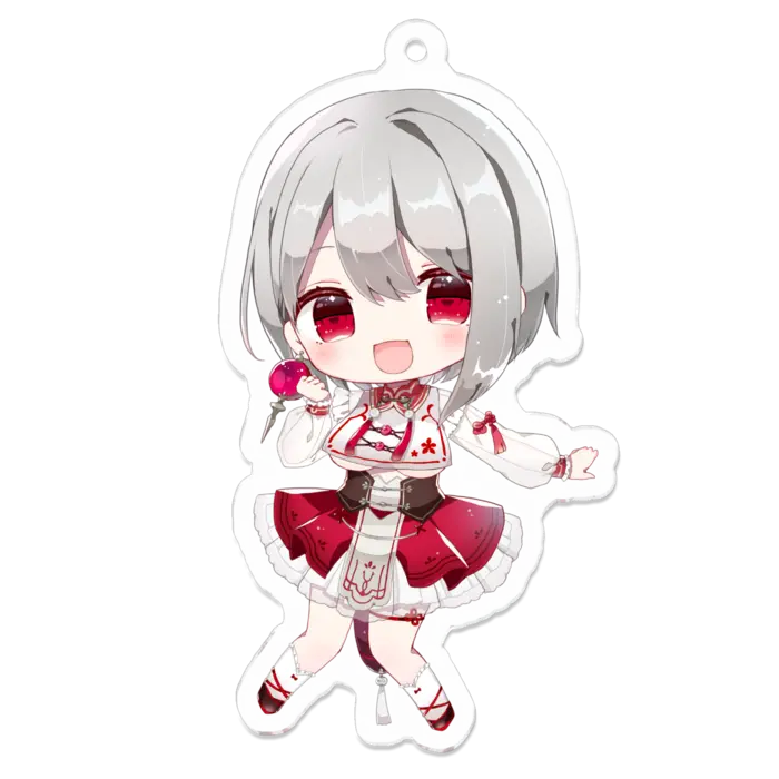 Asagasumi Alf - Acrylic Key Chain - Key Chain - VTuber Size-70 x 70 (mm)
