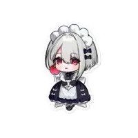 Asagasumi Alf - Stickers - VTuber Size-100 x 100 (mm)