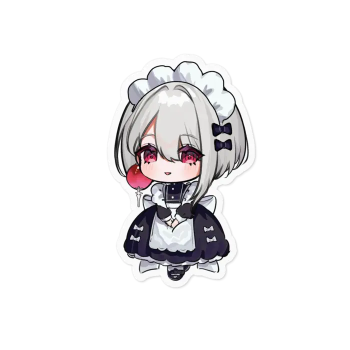 Asagasumi Alf - Stickers - VTuber Size-100 x 100 (mm)