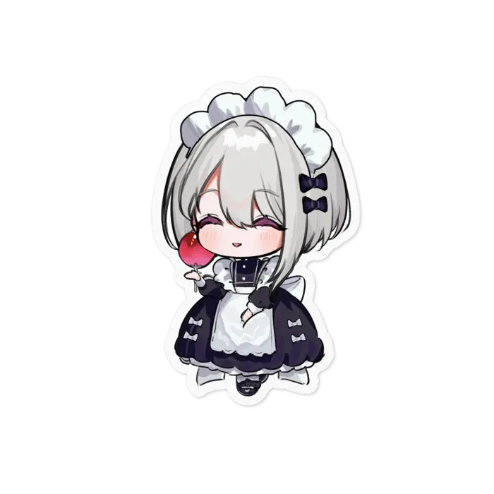 Asagasumi Alf - Stickers - VTuber Size-100 x 100 (mm)