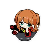 Kyomen Yurika - Stickers - VTuber Size-100 x 100 (mm)