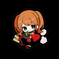 Kyomen Yurika - Stickers - VTuber Size-100 x 100 (mm)