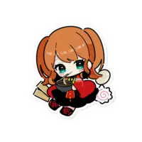 Kyomen Yurika - Stickers - VTuber Size-100 x 100 (mm)
