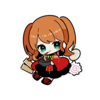 Kyomen Yurika - Stickers - VTuber Size-160 x 160 (mm)