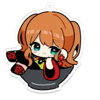 Kyomen Yurika - Acrylic Key Chain - Key Chain - VTuber Size-70 x 70 (mm)