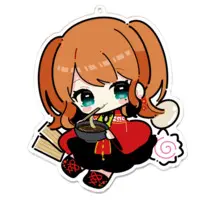 Kyomen Yurika - Acrylic Key Chain - Key Chain - VTuber Size-100 x 100 (mm)