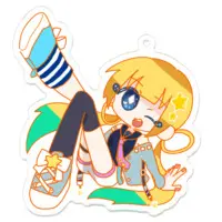 Yumemi Medu - Acrylic Key Chain - Key Chain - VTuber Size-70 x 70 (mm)
